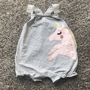 Mud pie unicorn Romper